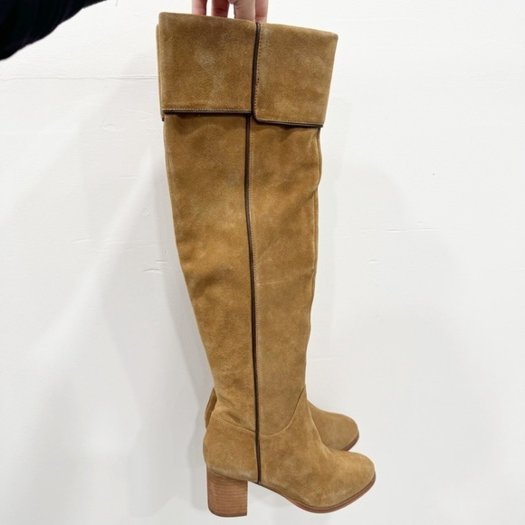 Coconuts by Matisse Piper Over The Knee Leather Boots Size 6 - Picture 1 of 9